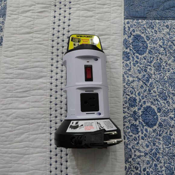 Bell & Howell Spinpower with Surge Protection, Power Station, new - open box - Picture 8 of 8